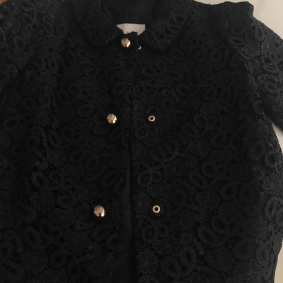 KATE SPADE FRANNY 3/4 SLEEVE ALLOVER LACE COAT SIZE 0 - Picture 10 of 11